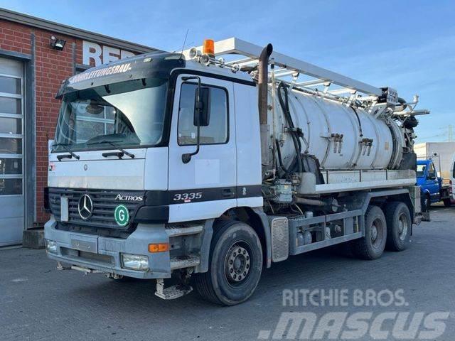 Mercedes-Benz Actros 3335 6x4 Saug + Spülwagen 14.500 ltr Sewage disposal Trucks