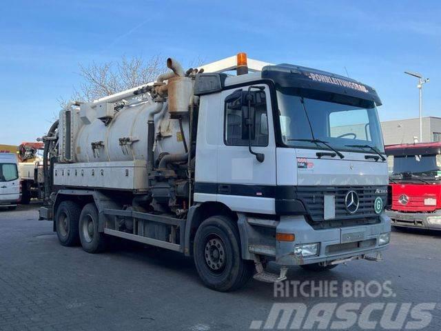 Mercedes-Benz Actros 3335 6x4 Saug + Spülwagen 14.500 ltr Sewage disposal Trucks