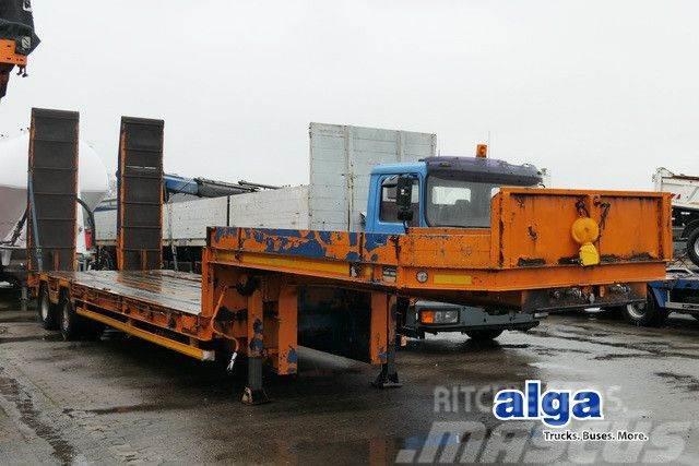 MOL D 712, 2-Achser, Hydr. Rampen, Verbreiterbar Low loader-semi-trailers