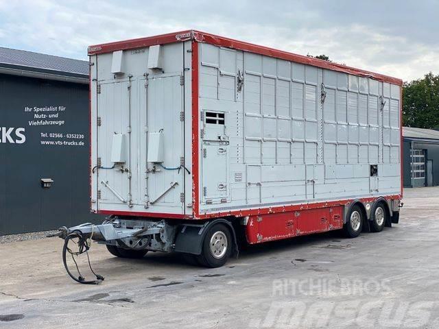 Pezzaioli RBA 31 3.Stock m. Hubdach &amp; Tränke Livestock carrying trailers