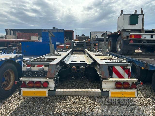 Renders tieflader für boot transport Low loader-semi-trailers