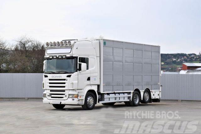 Scania R 500 TIERTRANSPORTWAGEN 7,10m / 4STOCK Livestock carrying trucks