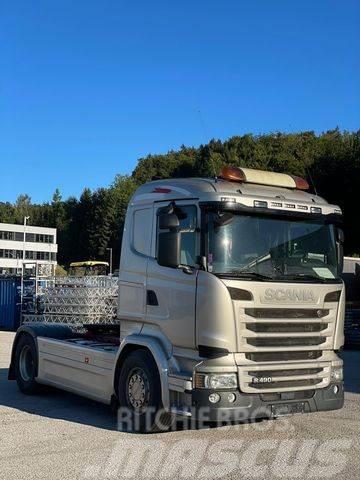 Scania R490 GROSSE ADR KIPPHYDRAULIK Truck Tractor Units