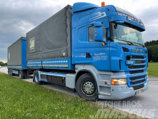 Scania R500 V8 Top 1 Hand ohne Anhänger Tautliner/curtainside trucks