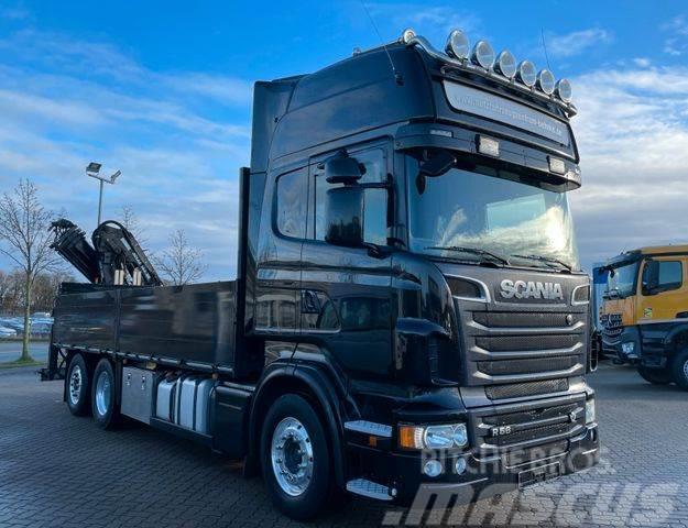 Scania R560 BL 6x2 / Highline/ Atlas 165.2E/ Funk/ E5 Flatbed/Dropside trucks