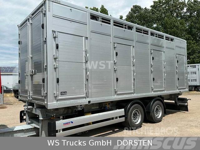 Schmitz Cargobull BDF Menke Einstock &quot;Neu Tandem Livestock carrying trucks