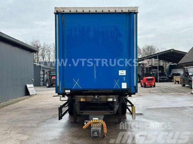 Schmitz Cargobull Tandem BDF-Lafette + Kögel Enco 74 Wechselbrücke Containerframe/Skiploader trailers