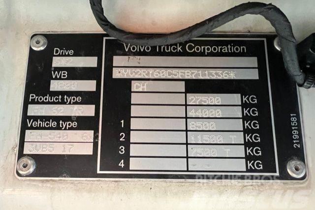 Volvo FH-540 6x2 LBW Tautliner/curtainside trucks