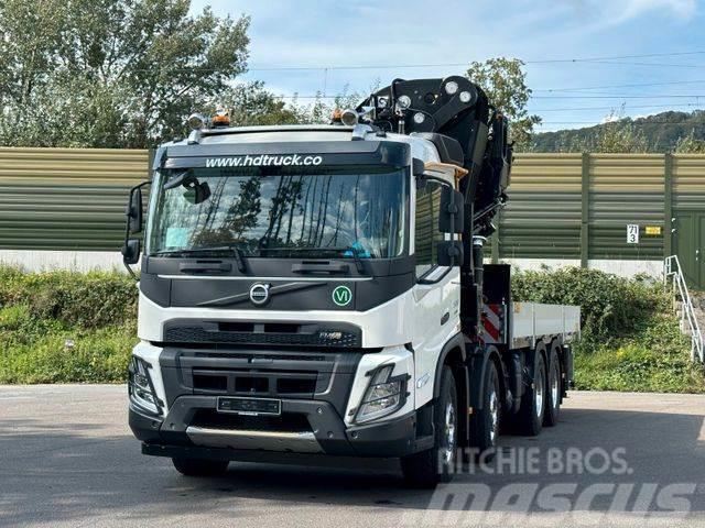 Volvo FMX 500 8x4 EFFER 955-8s + Jib 6s Flatbed/Dropside trucks