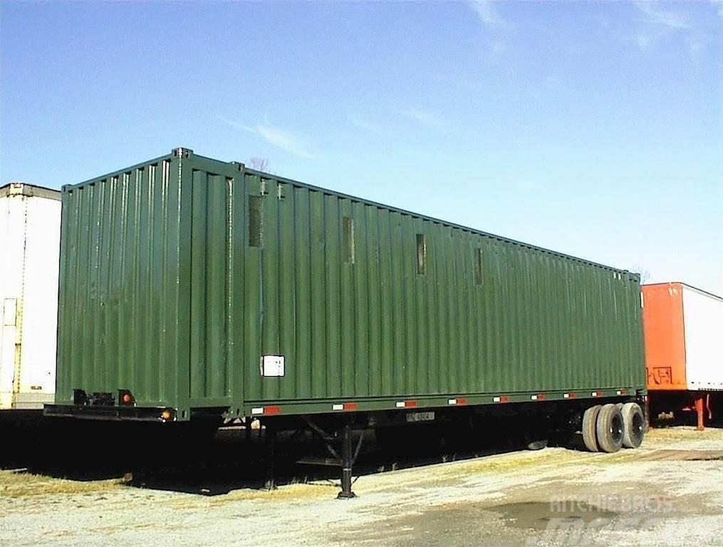  Custom Built 45'X13'6 EXTRA HD CHIP VAN Containerframe/Skiploader trailers