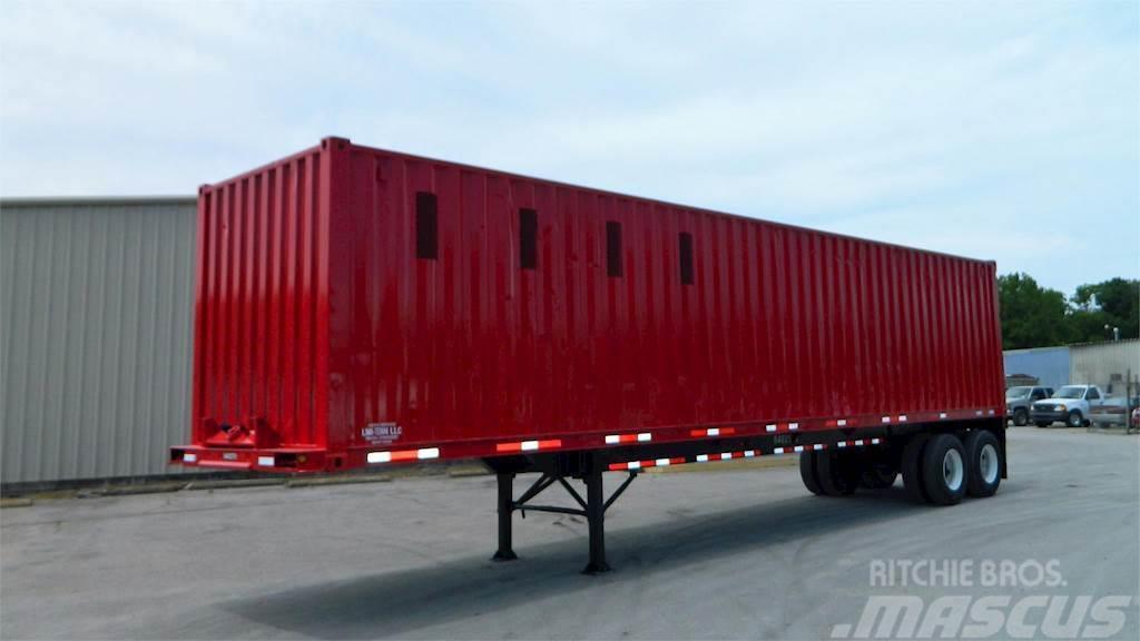  Custom Built EXTRA HD CHIP VANS STEEL Containerframe/Skiploader trailers