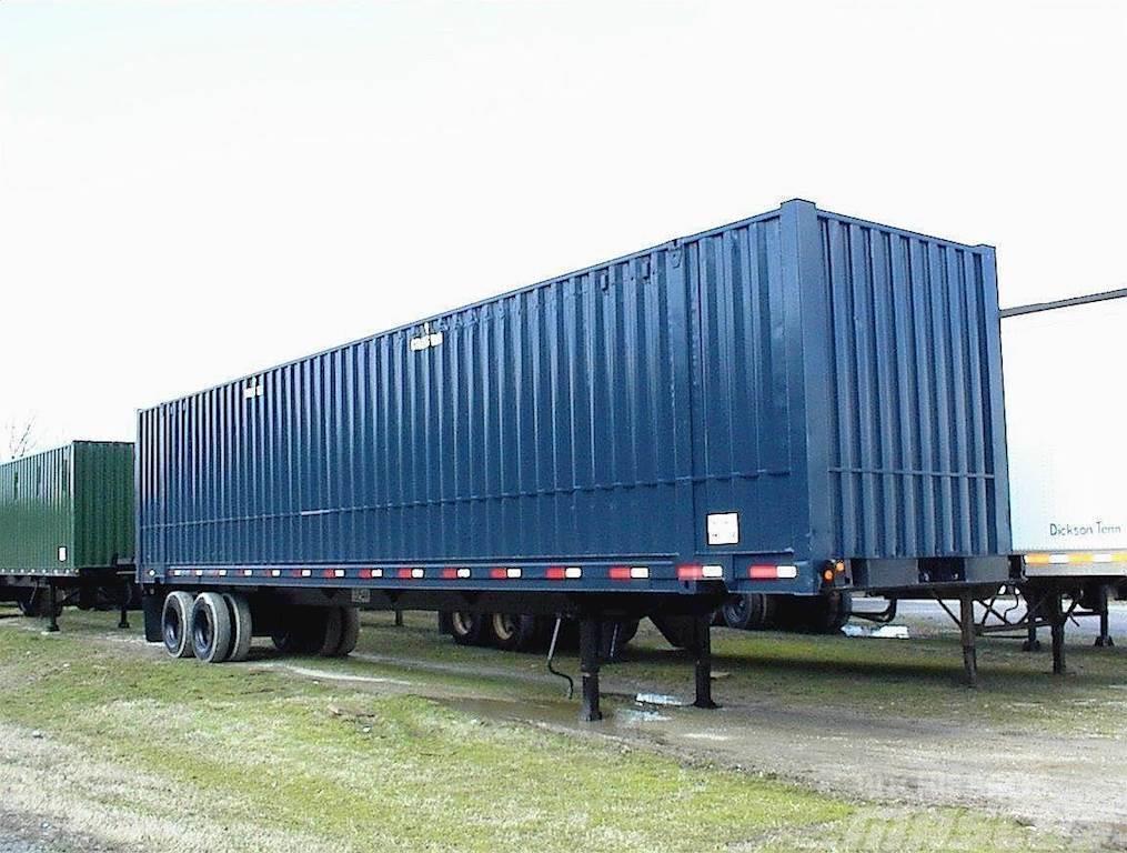  Custom Built EXTRA HEAVY DUTY CHIP VANS STEEL Containerframe/Skiploader trailers