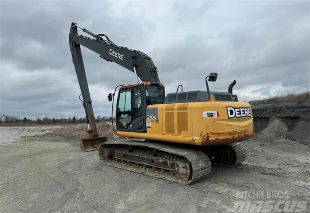 John Deere 210G LC Long reach excavators