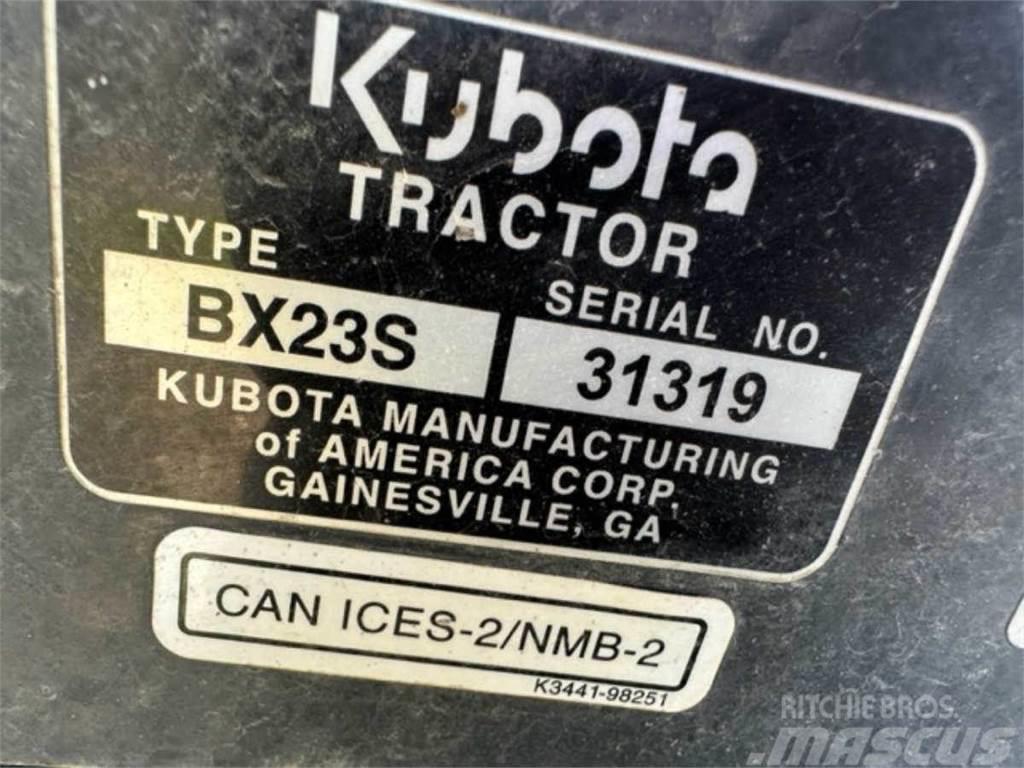 Kubota BX23S 4x4 Wheel loaders