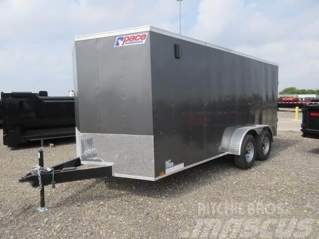 Pace American 7'X16' ENCLOSED TRAILER WITH REAR RAMP DO Van Body Trailers