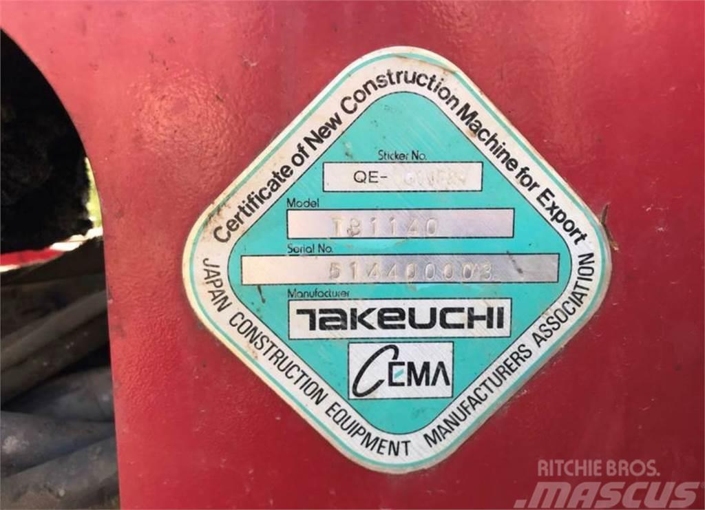 Takeuchi TB1140 Mini excavators < 7t