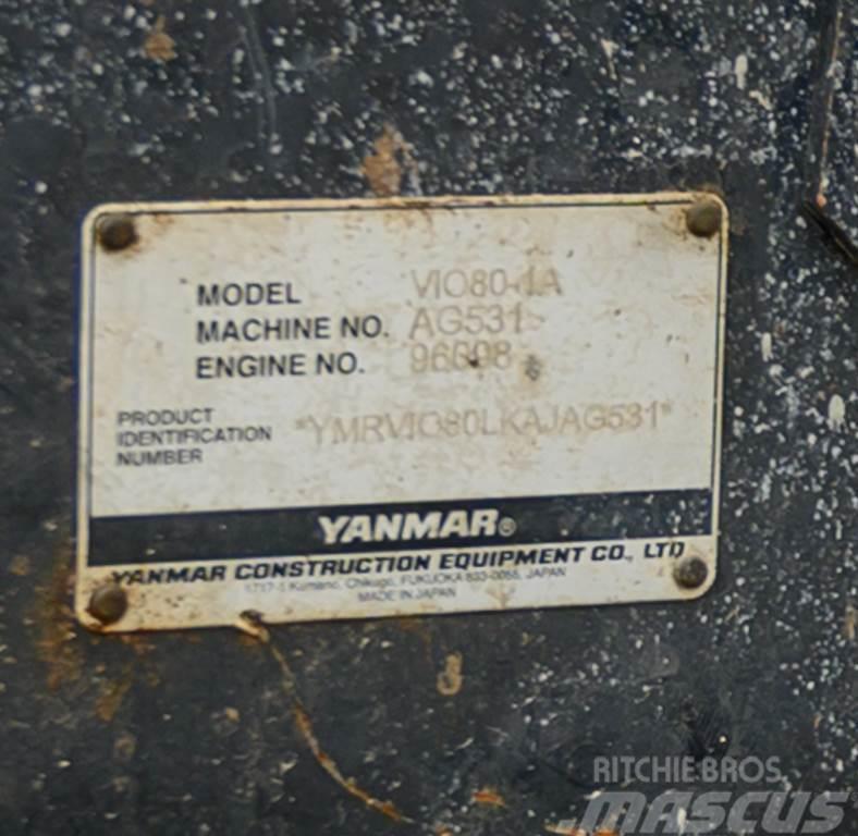 Yanmar VIO80 Mini excavators < 7t