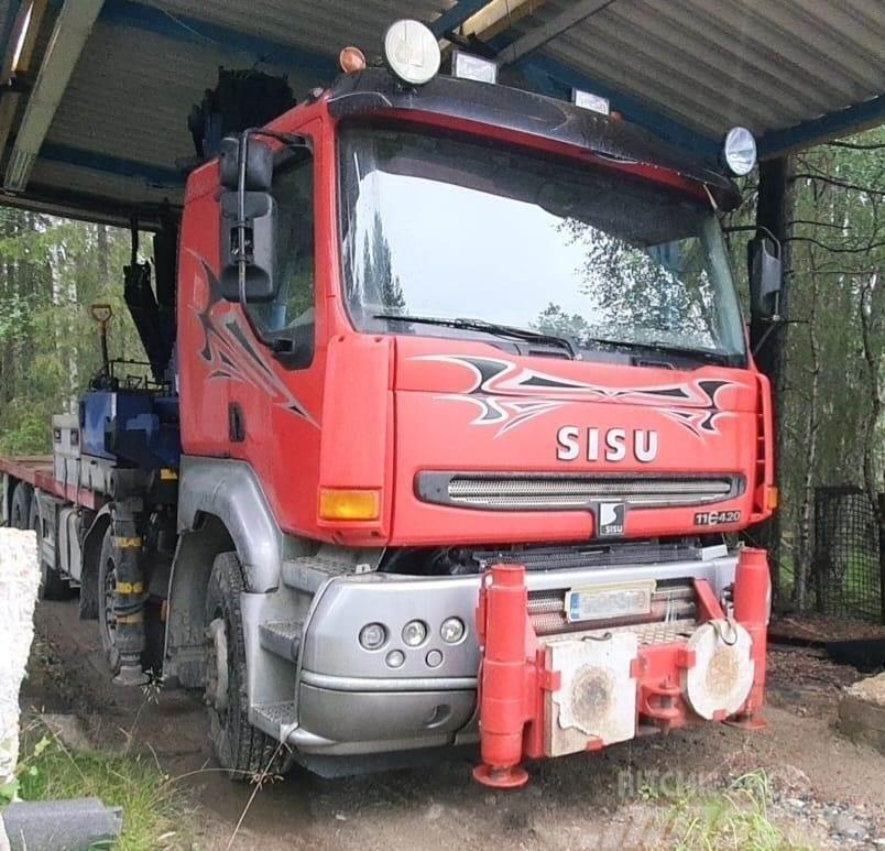 Sisu E11 420 Crane trucks
