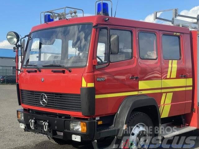 Mercedes-Benz LK 1220 4x4 Metz Feuerwehr TLF 16/25 Pumpe+2410L Van Body Trucks
