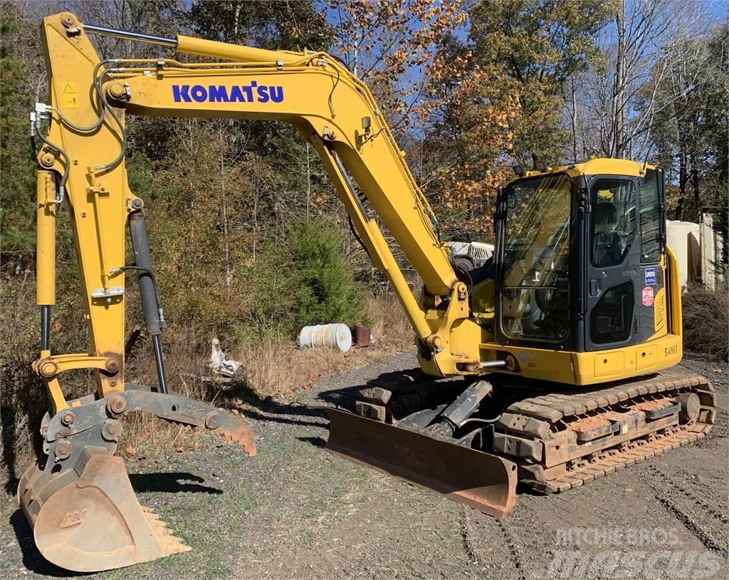 Komatsu PC88MR-11 with only 591 hours, loaded! Crawler excavators
