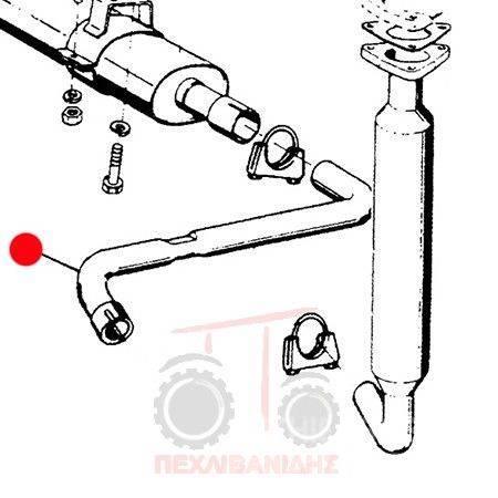 Agco spare part - exhaust system - muffler Other farming machines