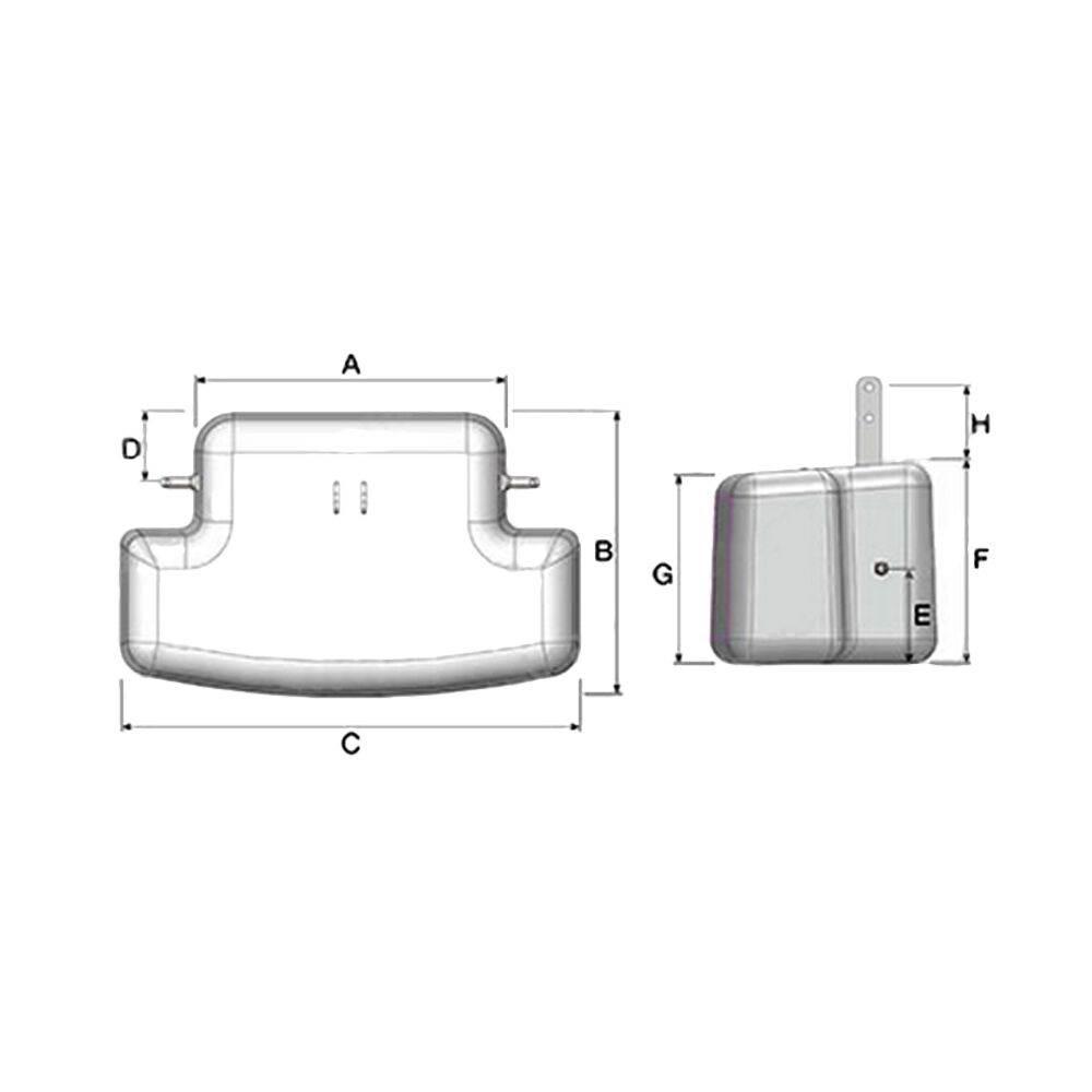  Front counterweight Front weights