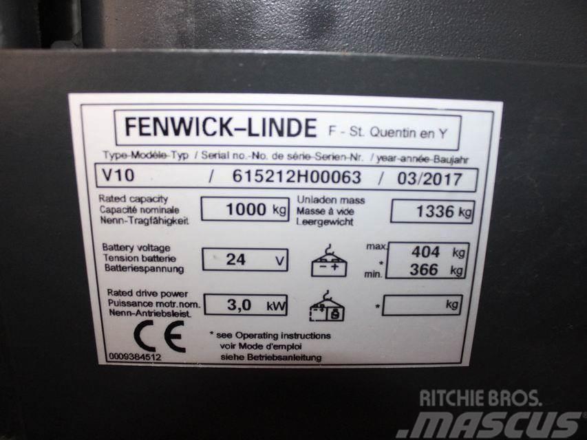 Linde V 10 5212 High lift order picker