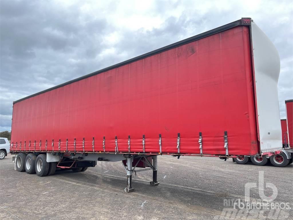  BARKER 13.4 m Tri/A Curtainsider semi-trailers