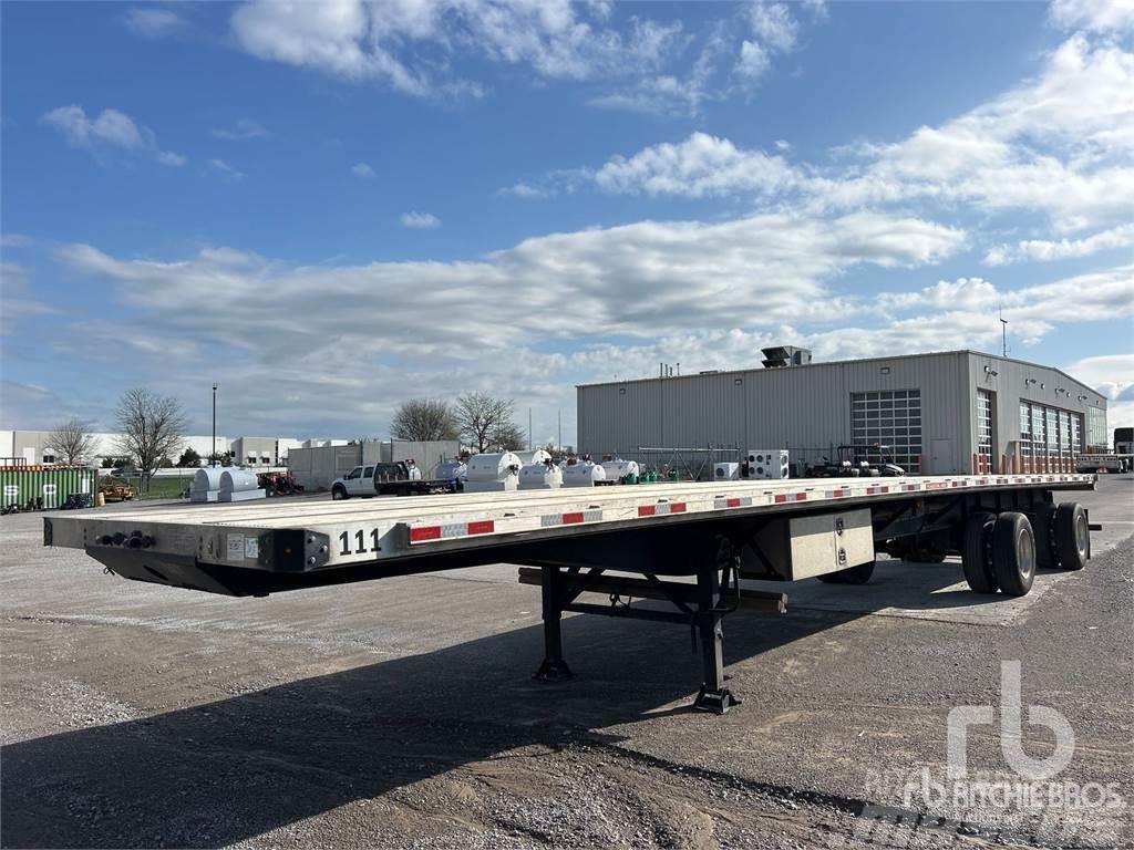 Brazos 48 ft T/A Spread Axle Flatbed/Dropside semi-trailers