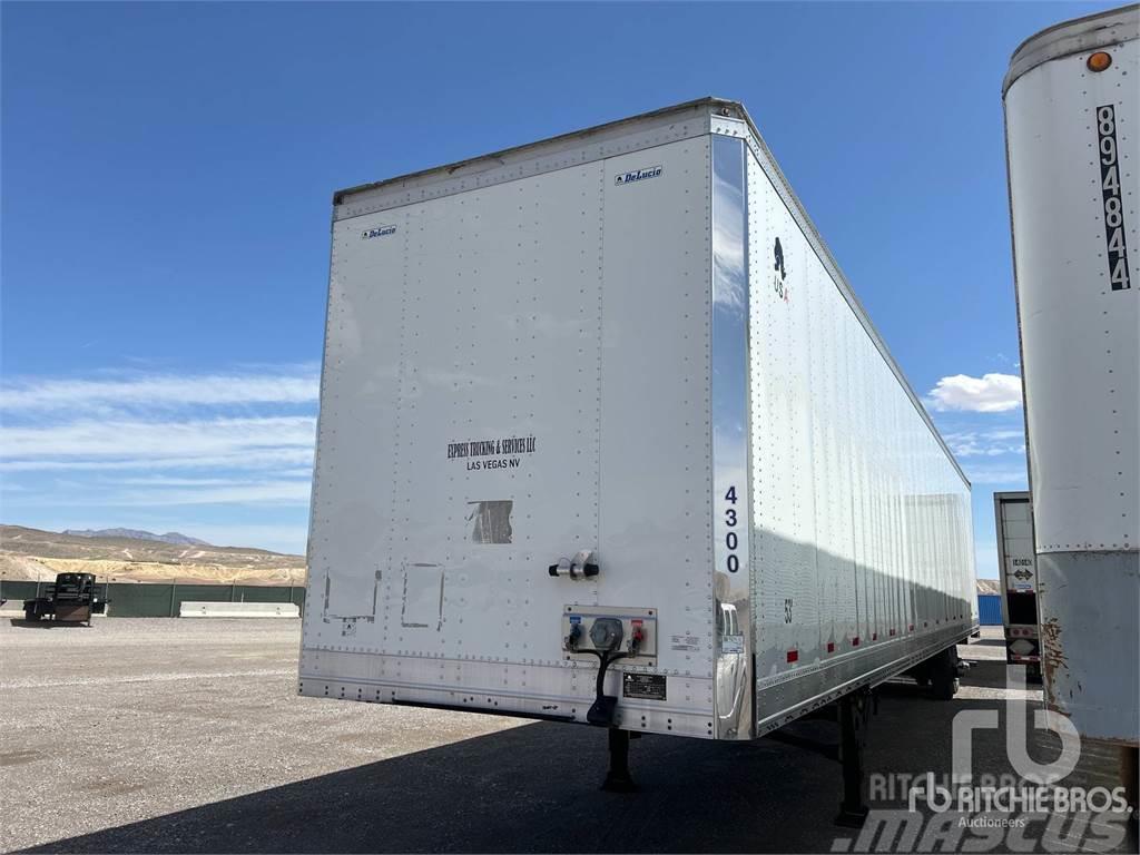  DELUCIO 53 ft x 102 in T/A Box body semi-trailers