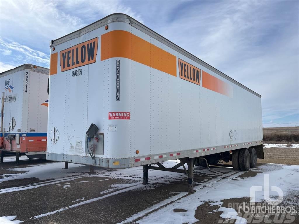 Fruehauf 40 ft x 102 in T/A Box body semi-trailers