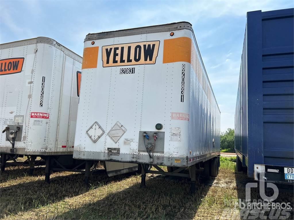 Fruehauf 40 ft x 102 in T/A Box body semi-trailers