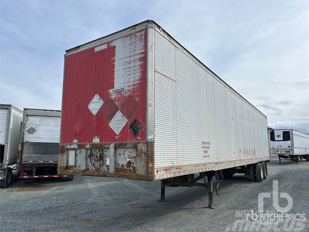 Fruehauf 53 ft x 102 in T/A Box body semi-trailers