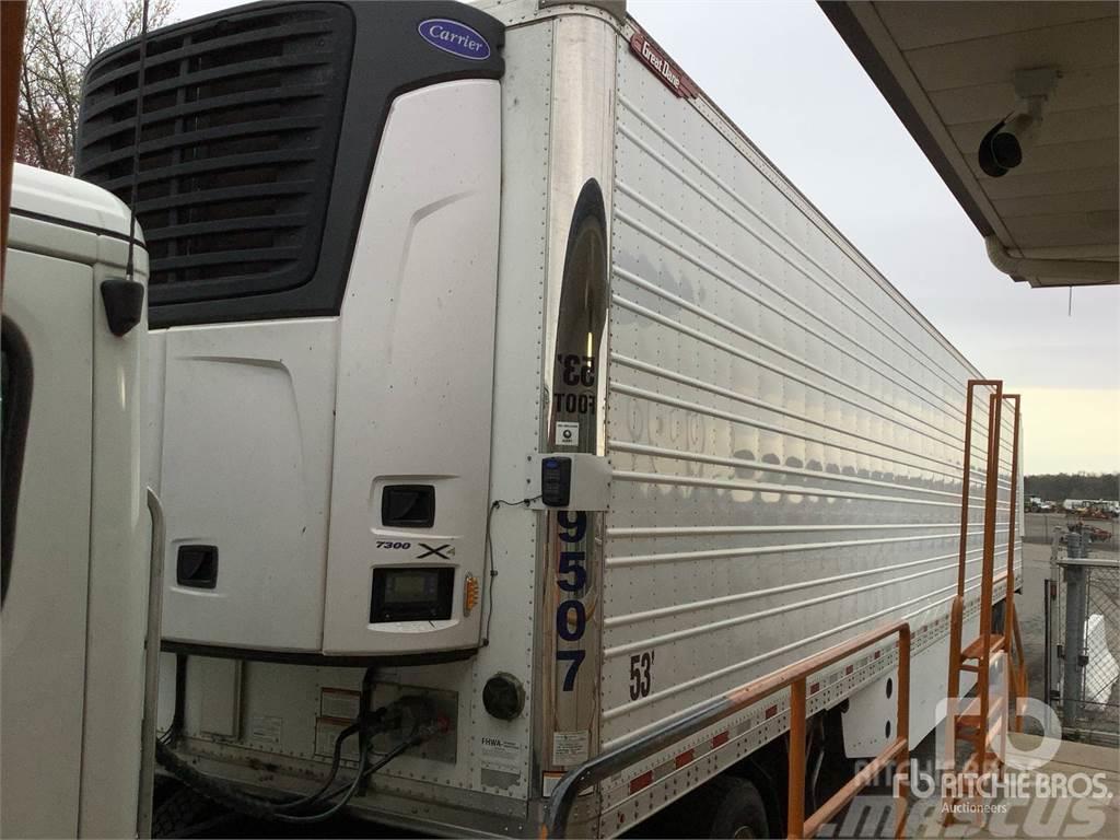 Great Dane 53 ft x 102 in T/A Curtain Side Temperature controlled semi-trailers