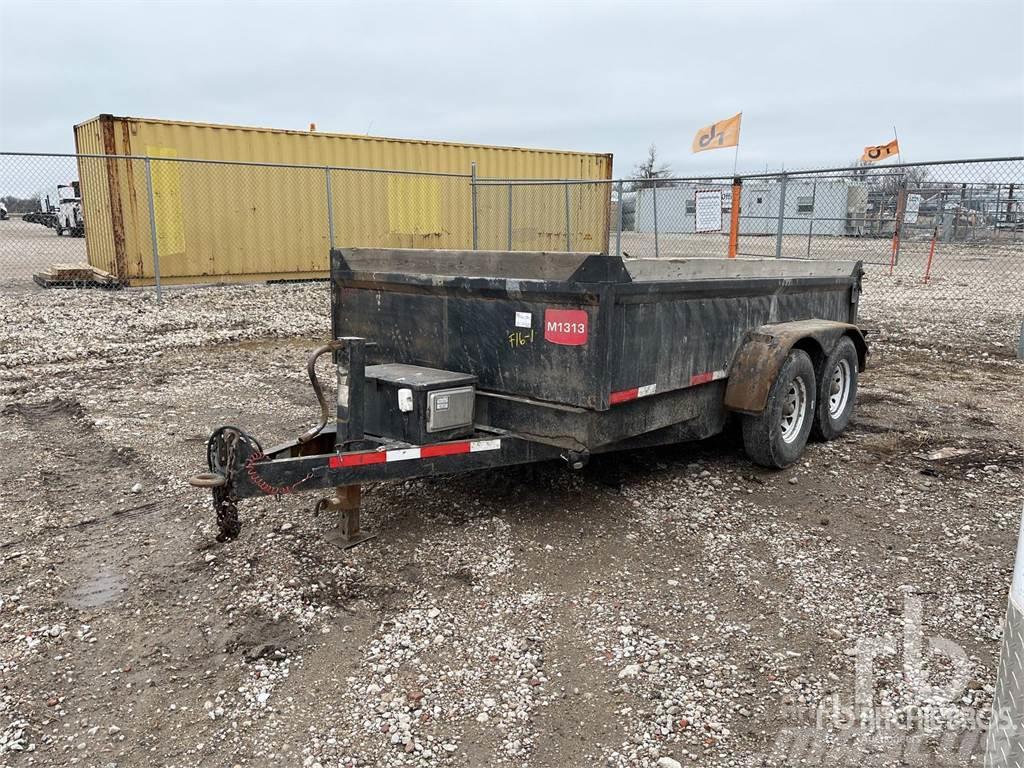  H & H 12 ft T/A Dump Vehicle transport trailers