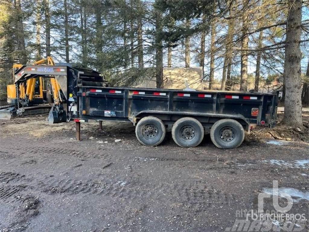 Load Trail 16 ft Tri/A Gooseneck Dump Vehicle transport trailers