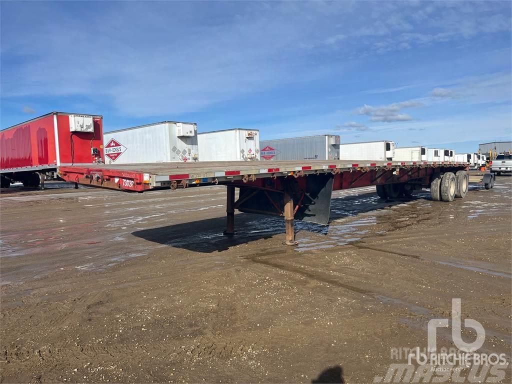Lode King 48 ft T/A Spread Axle Flatbed/Dropside semi-trailers