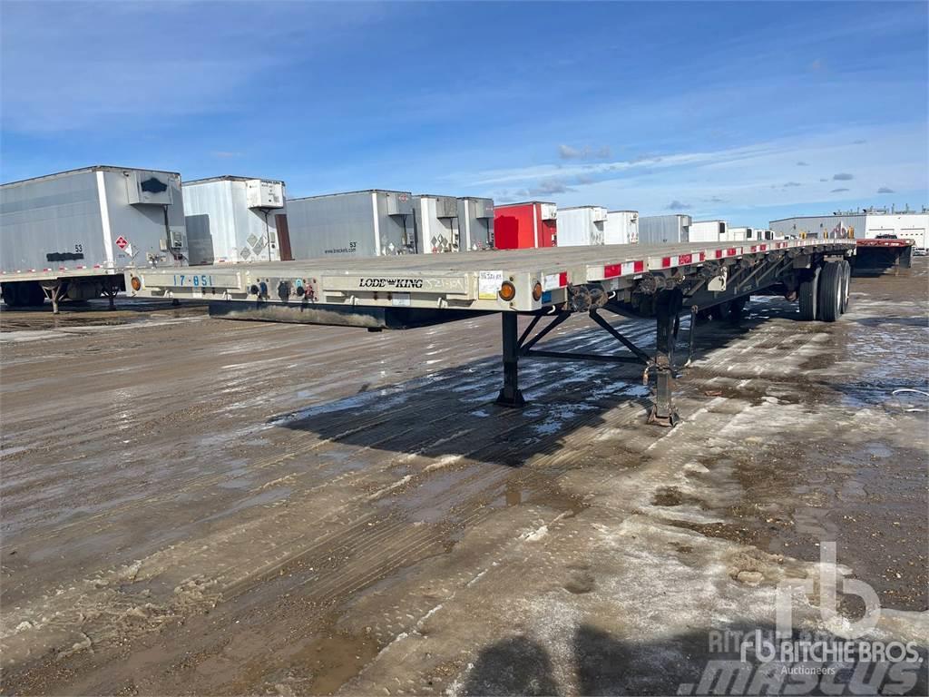 Lode King 53 ft T/A Flatbed/Dropside semi-trailers