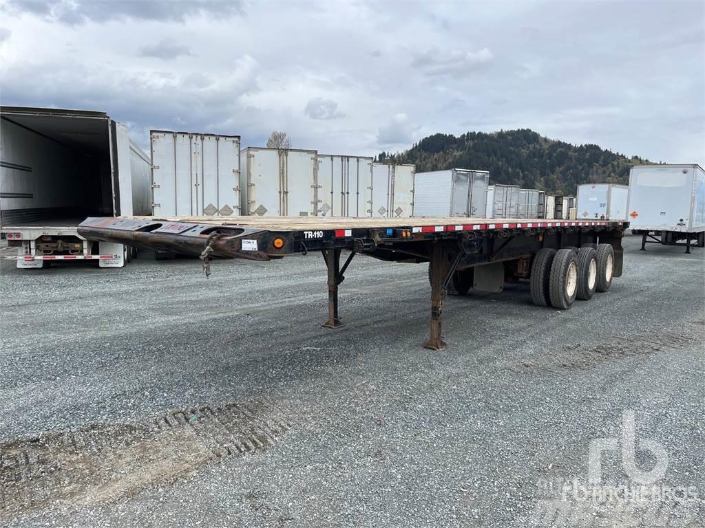 Manac 40 ft Tri/A Flatbed Flatbed/Dropside semi-trailers