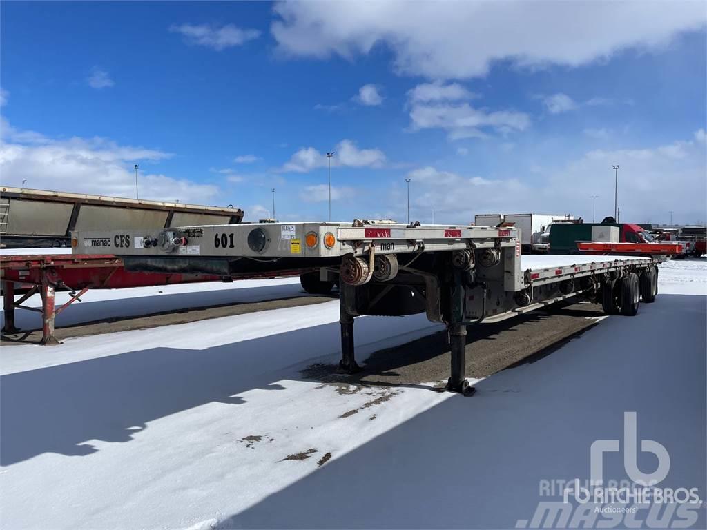 Manac 48 ft T/A Spread Axle Single Dr ... Low loader-semi-trailers