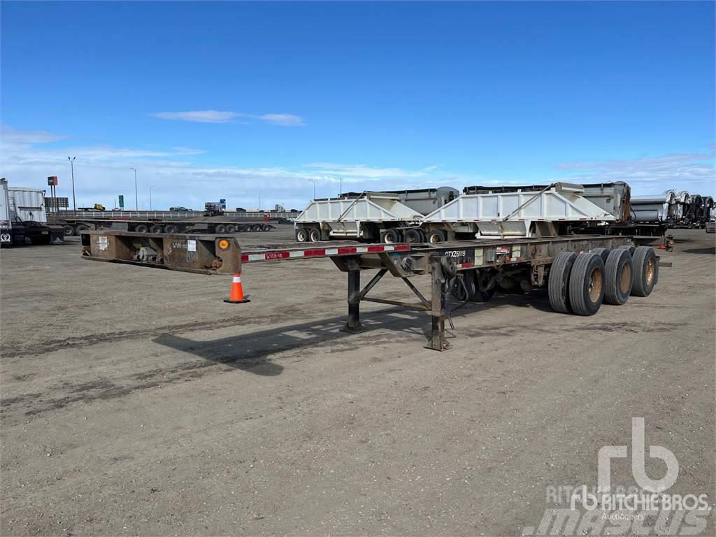 Max Atlas 40 ft Tri/A Extendable Containerframe/Skiploader trailers