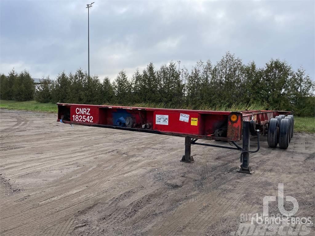 Max Atlas Tri/A Extendable 40ft - 53ft Containerframe/Skiploader trailers