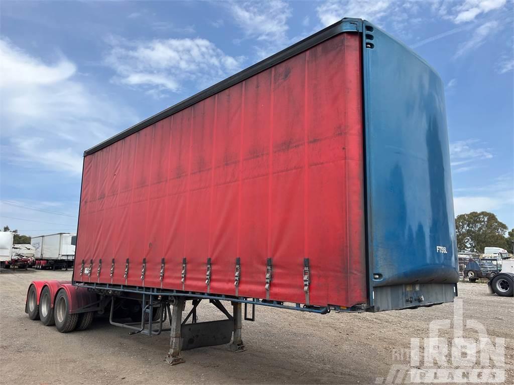  MAXITRANS 7.4 m Tri/A B-Double Lead Curtainsider semi-trailers
