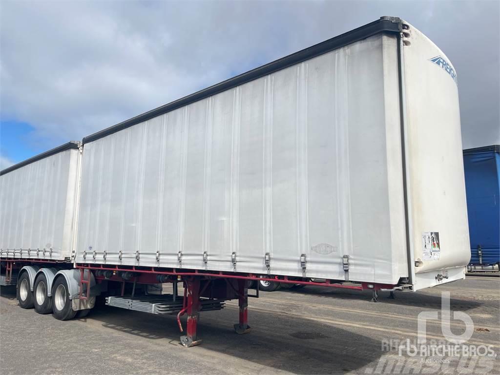  MAXITRANS 7.5 m Tri/A B-Double Lead Curtainsider semi-trailers