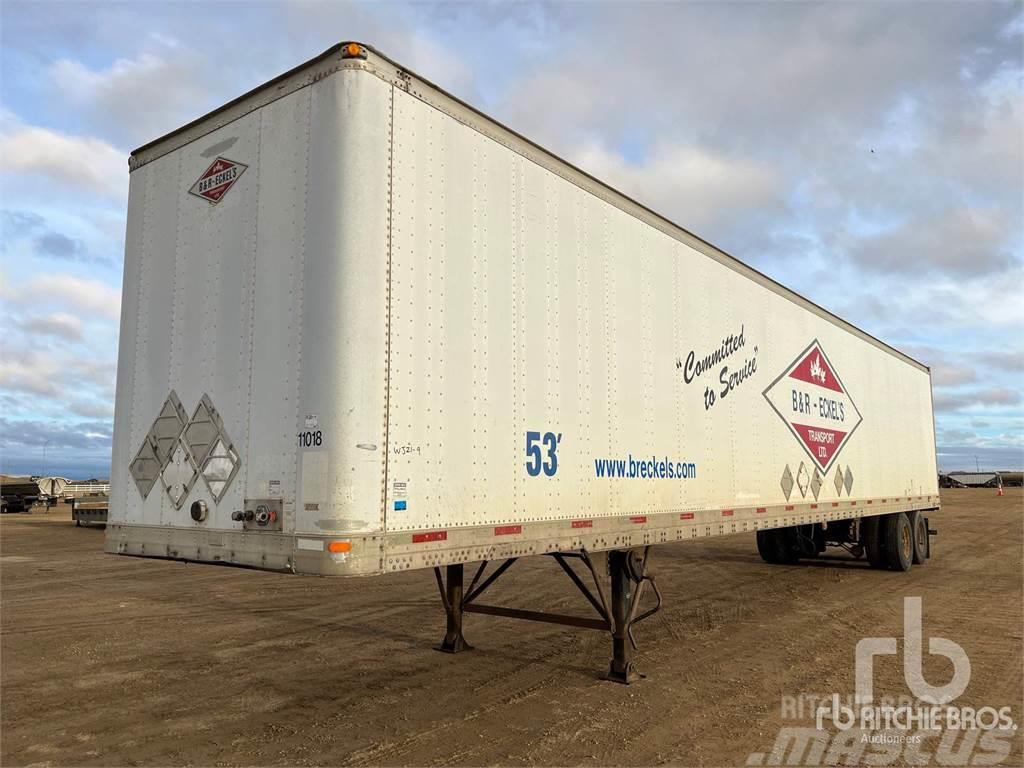 Trailmobile 53 ft x 102 in T/A Box body semi-trailers