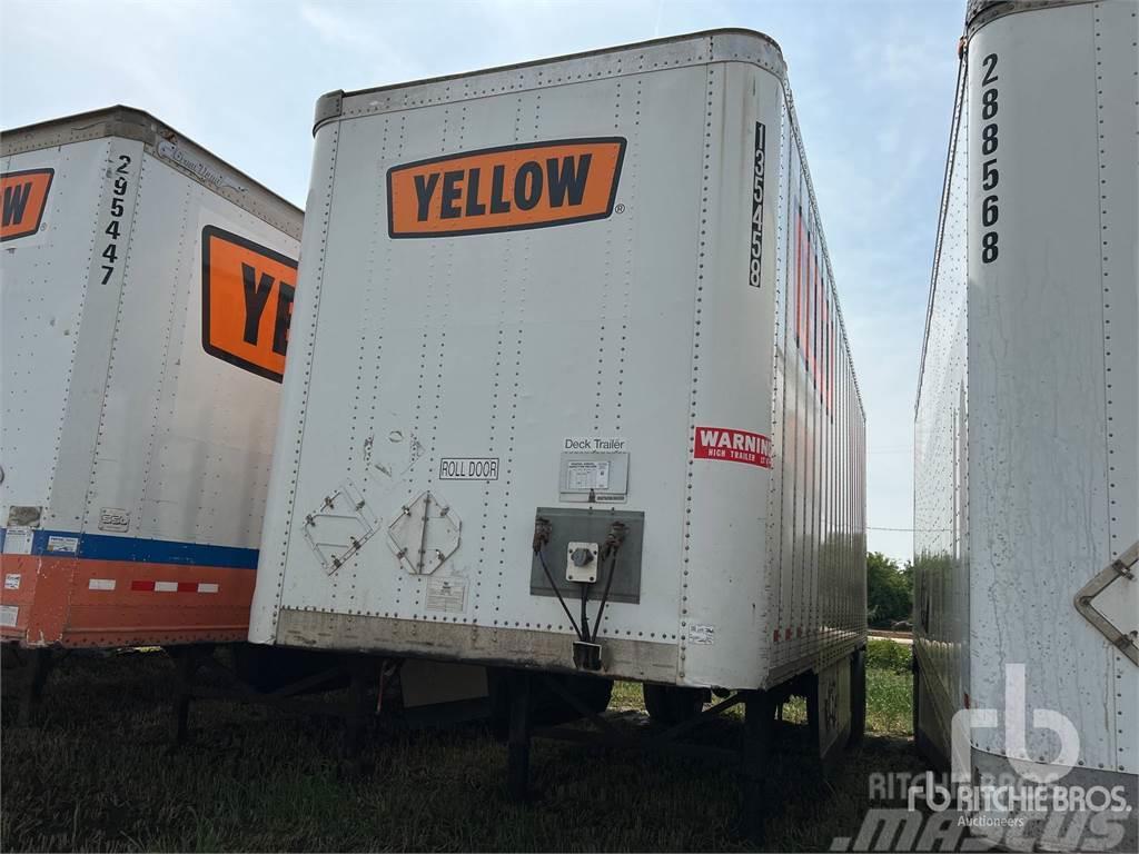 Wabash 28 ft x 102 in S/A Box body semi-trailers