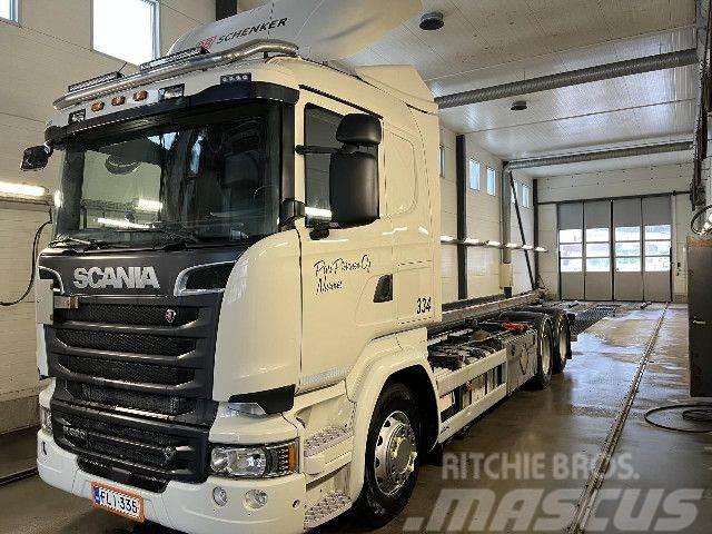 Scania R 520 LB6x2MNB Containerframe/Skiploader trucks