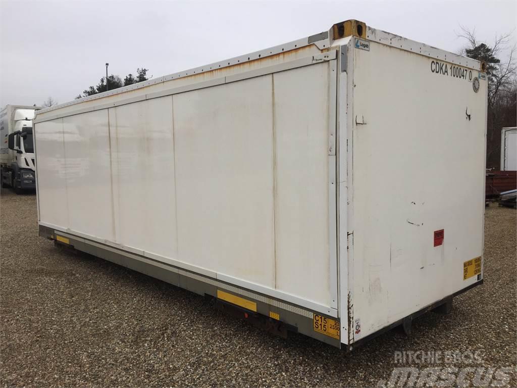  7450 mm med rulleport Box body semi-trailers
