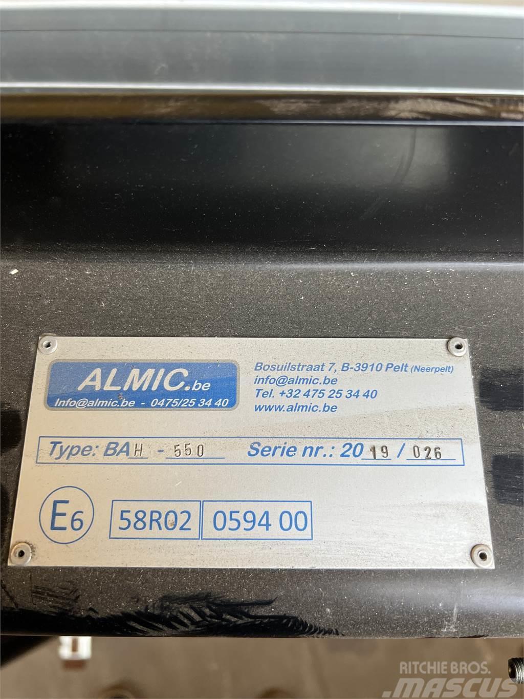  Almic BAH-550 hydraulisk udskudskofanger Other components