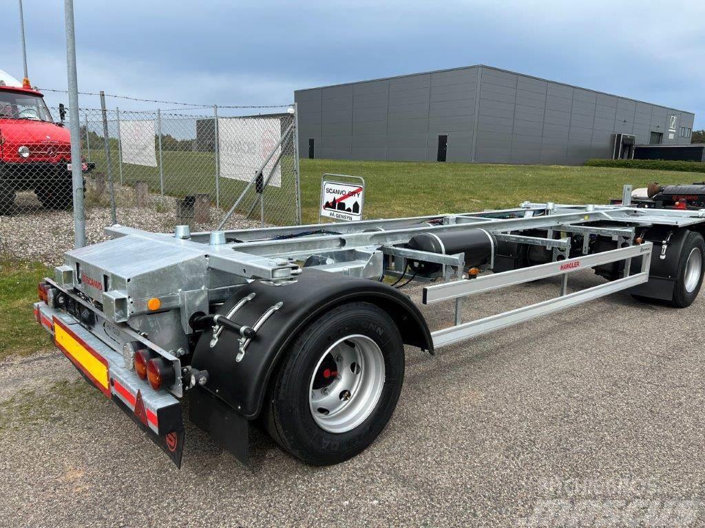 Hangler ZWP-H 200 Jumbo-Z -20 ton Containerframe/Skiploader trailers